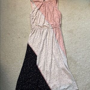 London Times colorblock sheath Dress